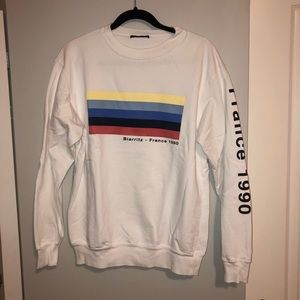 NWOT BRANDY MELVILLE 🌈 graphic crewneck